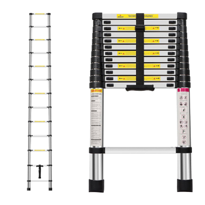 Neo 3.8M Extendable Steel Foldable Telescopic Ladder
