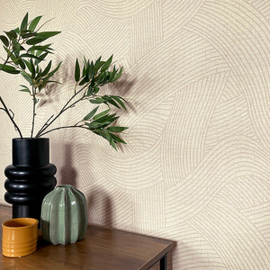 Belgravia Decor Maya Geometric Cream Wallpaper - 1727