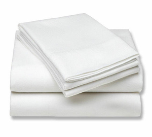 Cotton 16" Extra Deep Fitted Sheet 200 Thread Count Percale Double