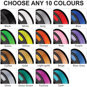 ANY 10 PLA+ 3D Filament 1.75mm - 1KG per roll