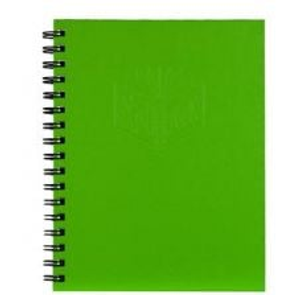 Spirax 511 Hardcover Book, 200 Pages, A5 - Green