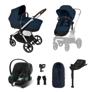 Cybex Eos Lux Comfort 9 Piece Bundle in Ocean Blue
