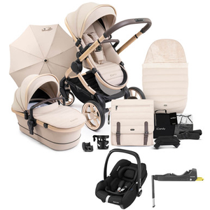 iCandy Peach 7 + Cabriofix i-Size & Base Bundle - Biscotti