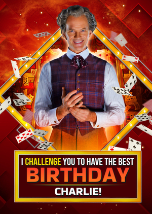 Doctor Who I Challenge You To Have The Best Birthday Card
