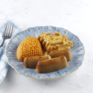 Purée Petite Sausage, Chips & Beans