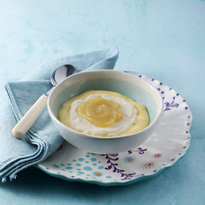 Puréed Apple Pie & Custard