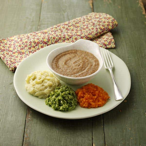Minced Sausages in Onion Gravy