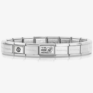 Nomination CLASSIC Composable Stainless Steel To the Moon and Back Bracelet 330111/39