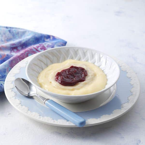 Puréed Bakewell Sponge & Custard