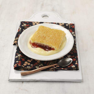Jam Sponge & Custard