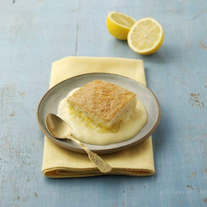 Reduced Sugar Lemon Sponge & Custard