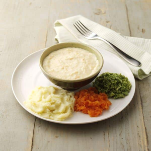 Minced Fish in Mornay Sauce