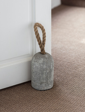 Wooton Door Stop - Cement, Natural