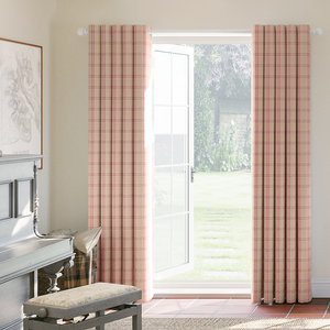Applecross, Cranberry - Made to Measure Curtains