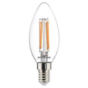Sylvania Retro LED Candle 4.5W (40W eq.) E14 Clear Very Warm White