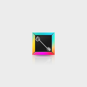 1" Square Buttons