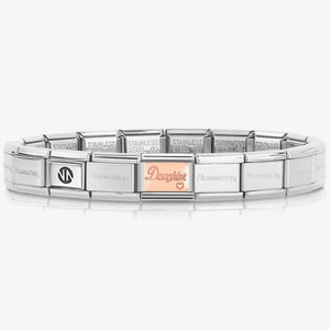 Nomination CLASSIC Rose Gold Plates Daughter Bracelet 430101/43