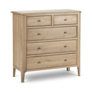 Newton Light Natural Solid Oak 2+3 Chest of Drawers