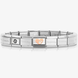 Nomination CLASSIC Rose Gold Heart Pawprint Bracelet 430104/12