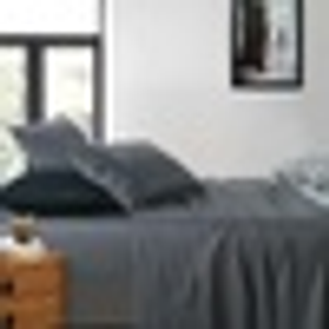 400 Thread Count Sheet Set Charcoal Long Single Bed