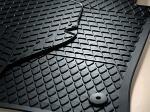 Genuine VW Touareg Front Rubber Mats Set 2011-2017 (7P2061501041)