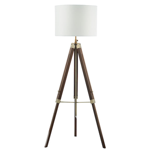 Dar Easel Tripod Floor Lamp Base Dark Wood