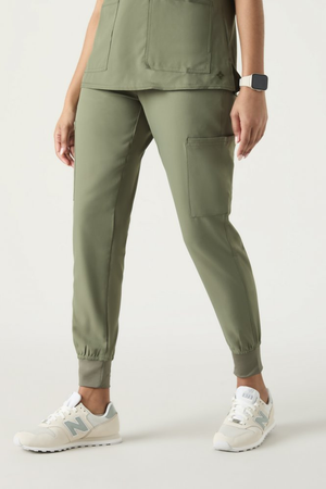 Med Couture Insight Women's Six Pocket Jogger, Olive