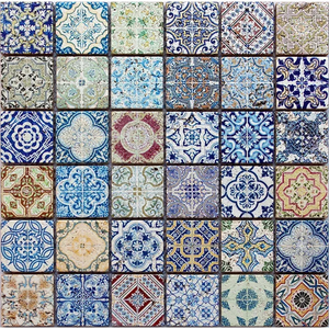 Catalina Blue Stone 2x2 Mosaic Tile