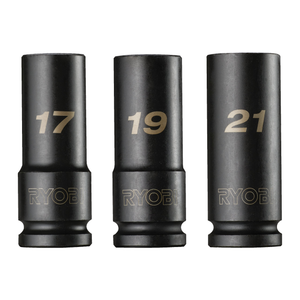 3 Piece Deep Impact Socket Set
