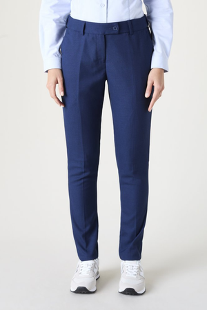 SJ Contemporary Women's Slim Leg Trouser, Tall Length, Blue