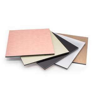 Brushed Aluminium Splashback Sample Pack