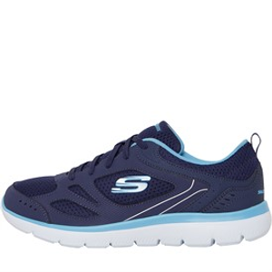 SKECHERS Womens Skechers Summits Suited Trainers Navy/Blue