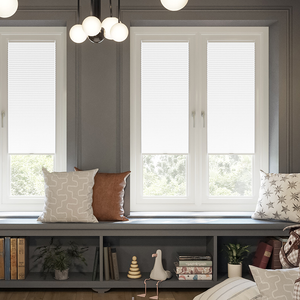 Umbra (Blackout), White - Stick Fit Honeycomb Blind
