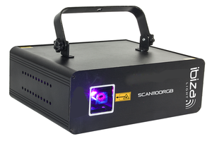 Ibiza Light SCAN1100RGB 500mW DMX-Controlled Animation Laser