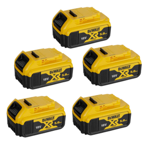 DCB184 18V 5.0Ah XR Li-Ion Battery (Pack of 5)
