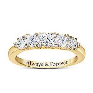 1-Carat Genuine Diamond Always & Forever Ring