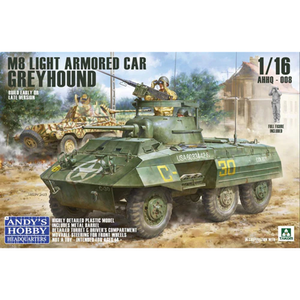Andy's HHQ 008 M8 Greyhound US Light Armoured Car 1:16 Model Kit