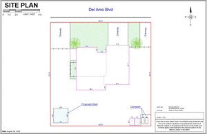 Medium Site Plan | Home Site Plans
