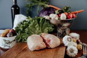 Pasture-raised Bone-In, Skin-On Chicken Breast - 1.75 lbs.