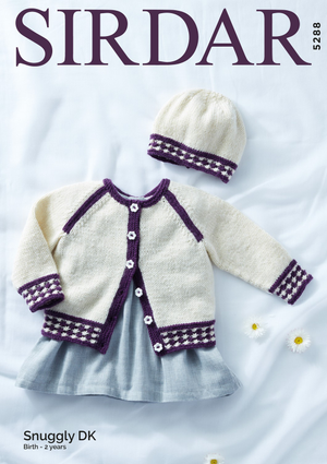Cardigan and Hat in Snuggly DK (5288)