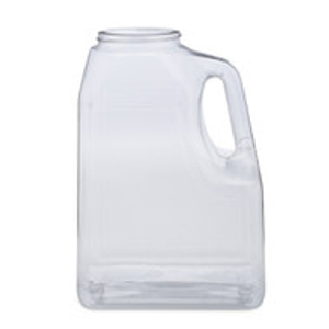 64 oz Clear PETG Plastic Oblong Containers (Cap Not Included) - 34465-B