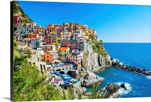 Colorful Buildings Of Cinque Terre National Park, Italy