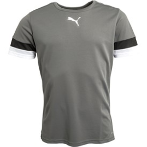 Puma Mens teamRISE Training Jersey Smoked Pearl/Puma Black/Puma White