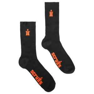 Size 7 - 9.5 Worker Socks Black (Pack of 3 Pairs)