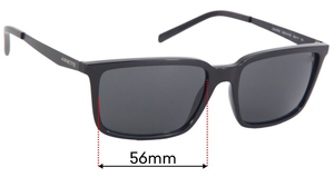 Sunglass Fix Replacement Lenses for Arnette Calipso AN4270 - 56mm Wide