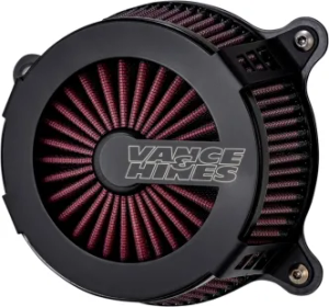 Vance & Hines VO2 Cage Fighter Air Cleaner In Matt Black Finish For 2018-2024 Softail, 2017-2025 Touring & Trike M8 (Gen 1) Models (40366)