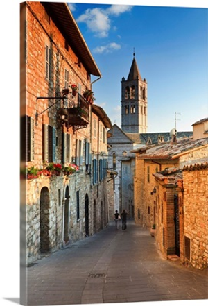 Italy, Umbria, Perugia district, Assisi, Basilica of Santa Chiara