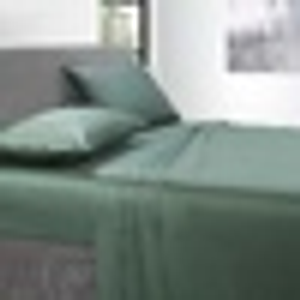 400 Thread Count Fitted Sheet Forest Green Long Single Bed