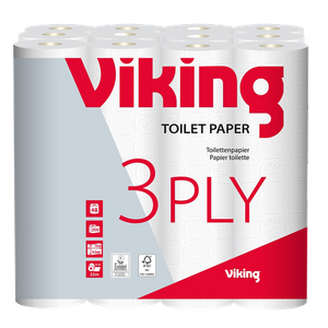 Viking Toilet Roll 3 Ply 48 Rolls of 200 Sheets