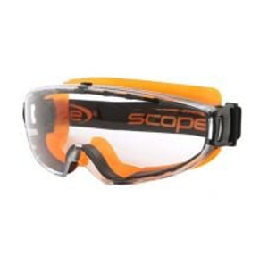 Scope Velocity Xtreme Safety Goggles Orange Frame - Clear Lens